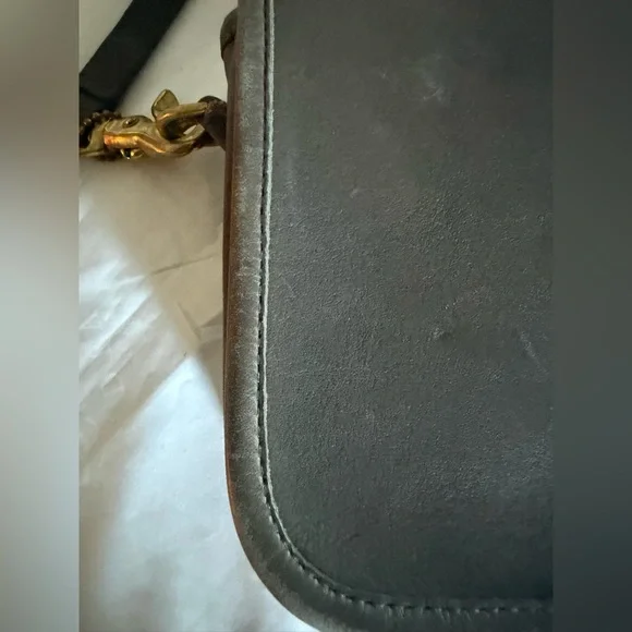 Vintage 90’s Coach Turn Lock- dark grey crossbody - Picture 6 of 10